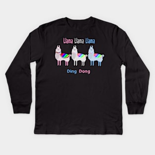 Llama Llama Llama Ding Dong Kids Long Sleeve T-Shirt